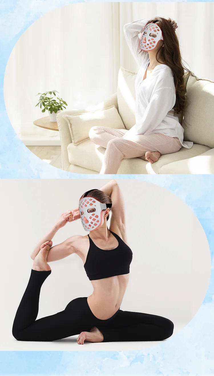 5D open-eye mask shown in take-home beauty settings