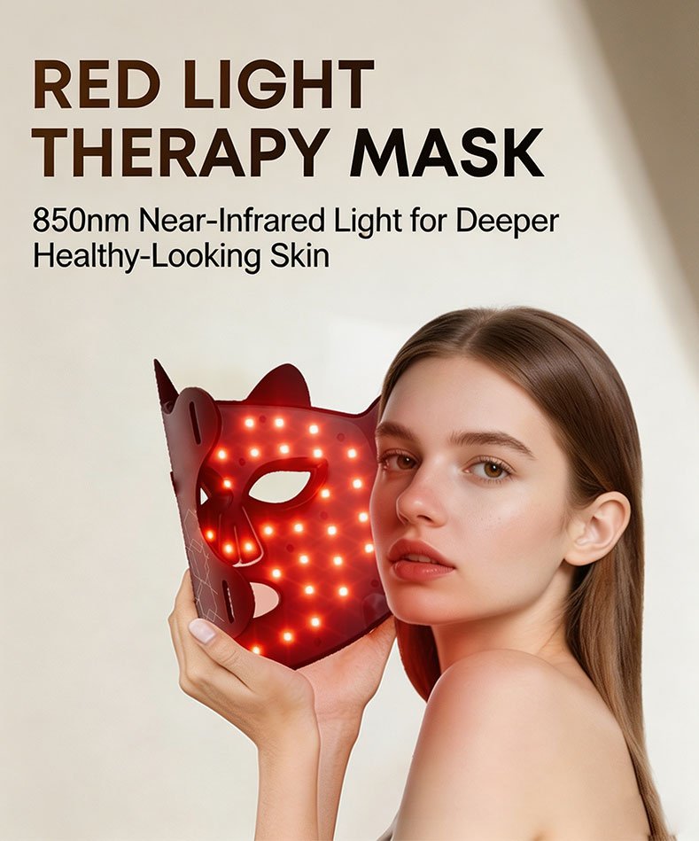 M06 Cat-Ear LED Light Therapy Mask detail page 2