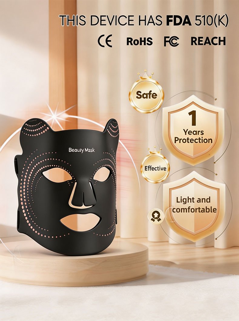 M07 LED Light Therapy Mask detail page 1