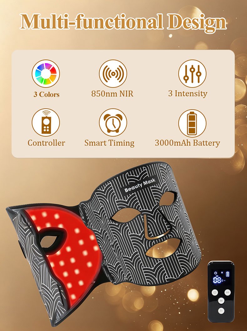 M09 LED Light Therapy Mask detail page 4