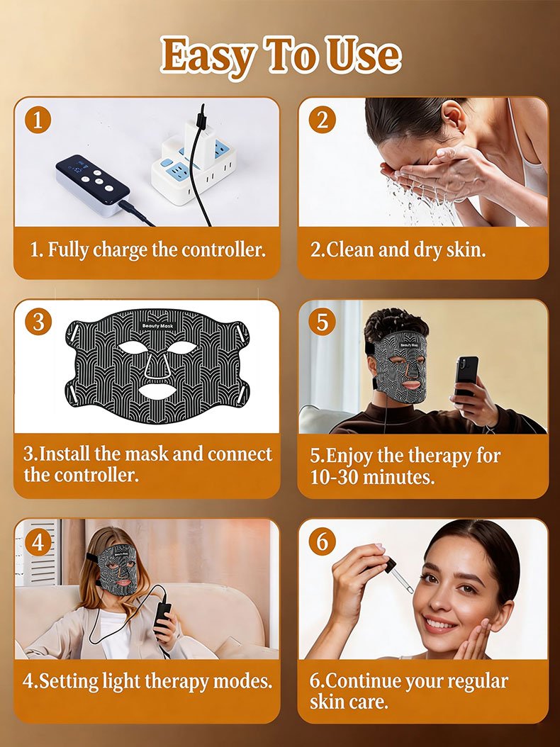 M09 LED Light Therapy Mask detail page 7