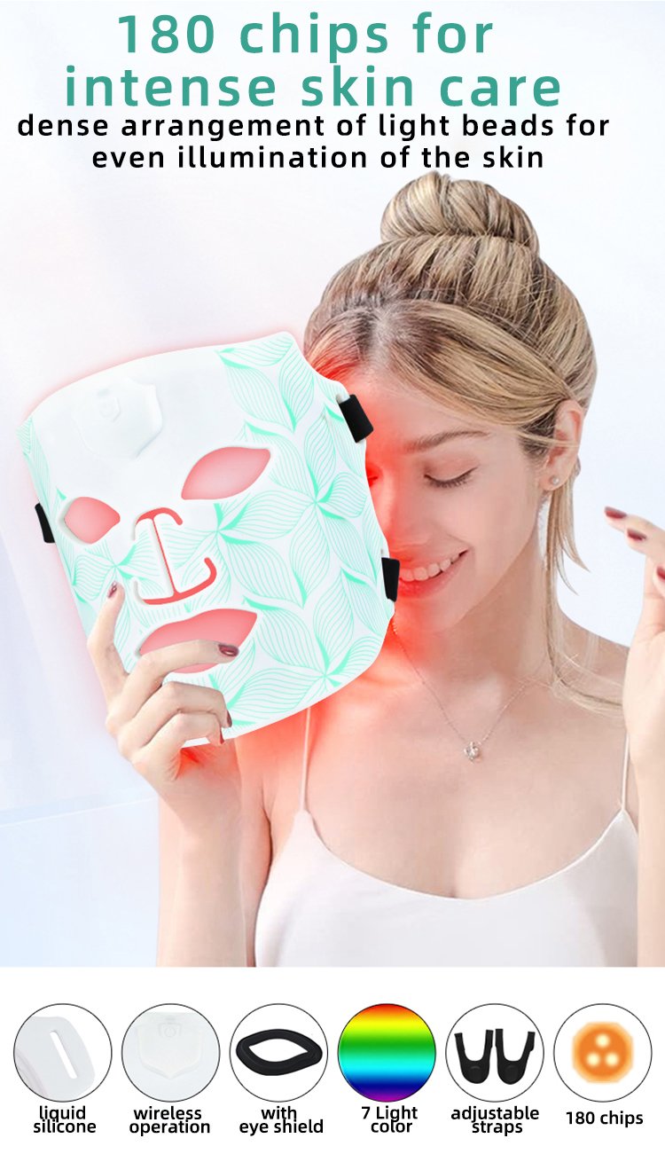 Diamond Silicone LED Beauty Mask detail page 2