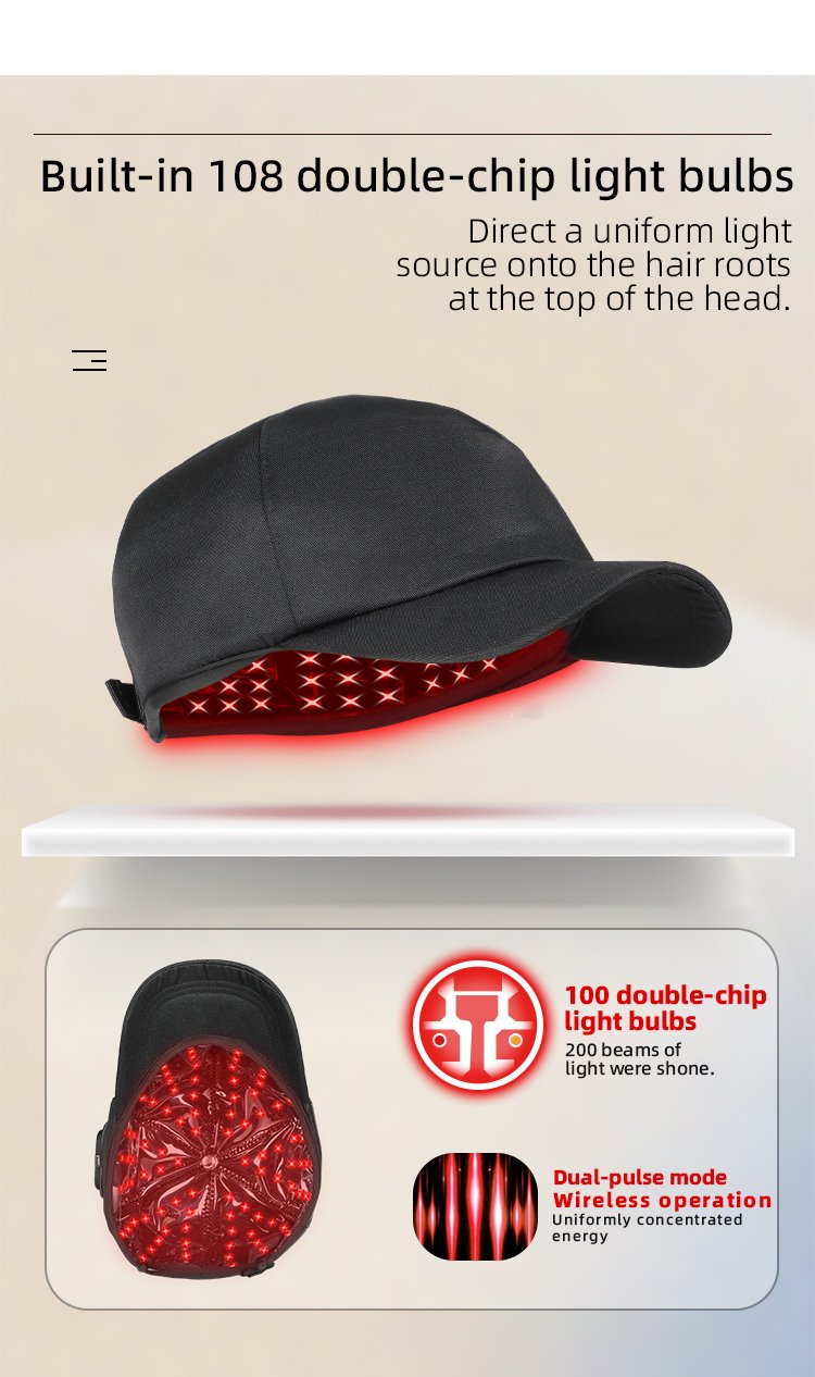 Wearable Red Light Hair Care Cap detail page 3