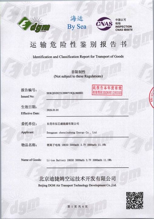FDA 510(k) Face Mask - Sea Transport Report document preview