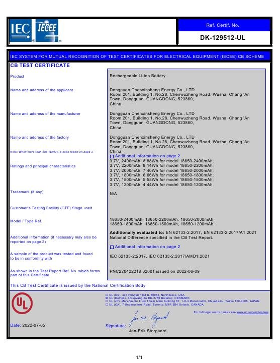 Entry-Level Face Mask - CB Certificate - 18650 document preview