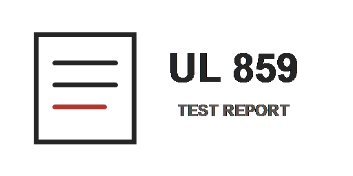 UL 859 test report