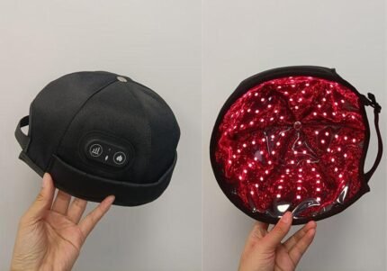 QZ050 Beret-Style Red Light Hair Care Cap
