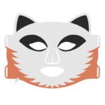 QZ019 panda cooling LED face mask