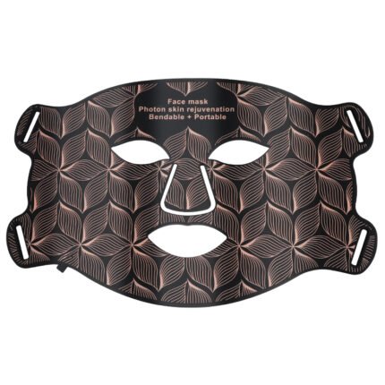QZ025 black eight-colour LED face mask