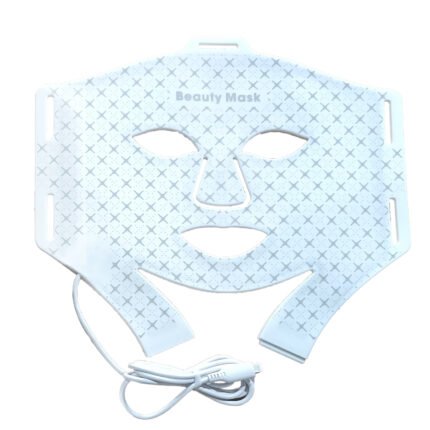 QZ044 white chin-lift LED face mask